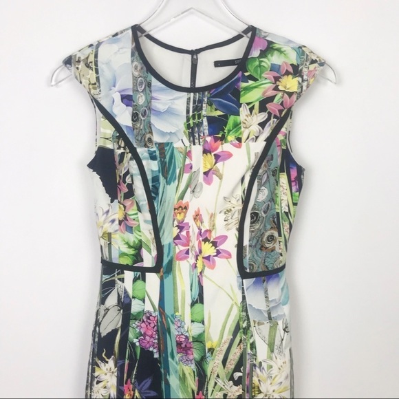 SEDUCE Multi Print Floral Dress - Picture 2 of 7